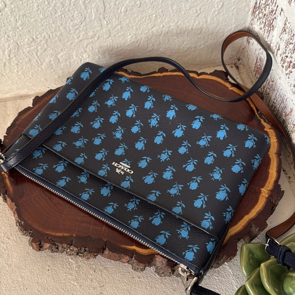 Coach Badlands Midnight East West Crossbody Bag - Picture 4 of 8